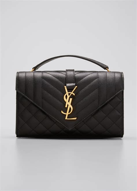 ysl monogram bag silver hardware|ysl monogram leather satchel bag.